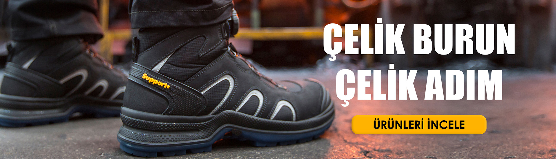 Çelik Burun Çelik Ayak