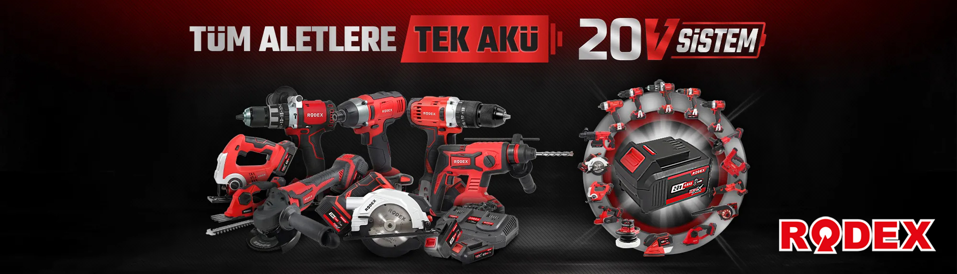 Rodex Tek Akü Tüm Cihazlar