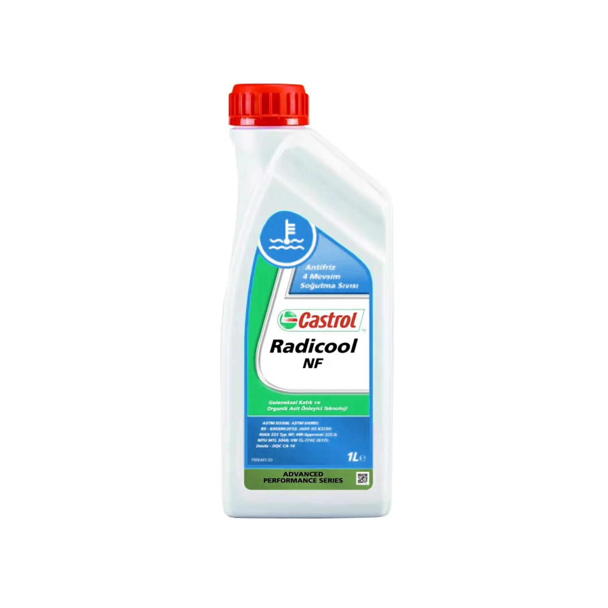 Castrol Radicool NF 1 Litre 4 Mevsim Mavi Antifriz Soğutma Sıvısı