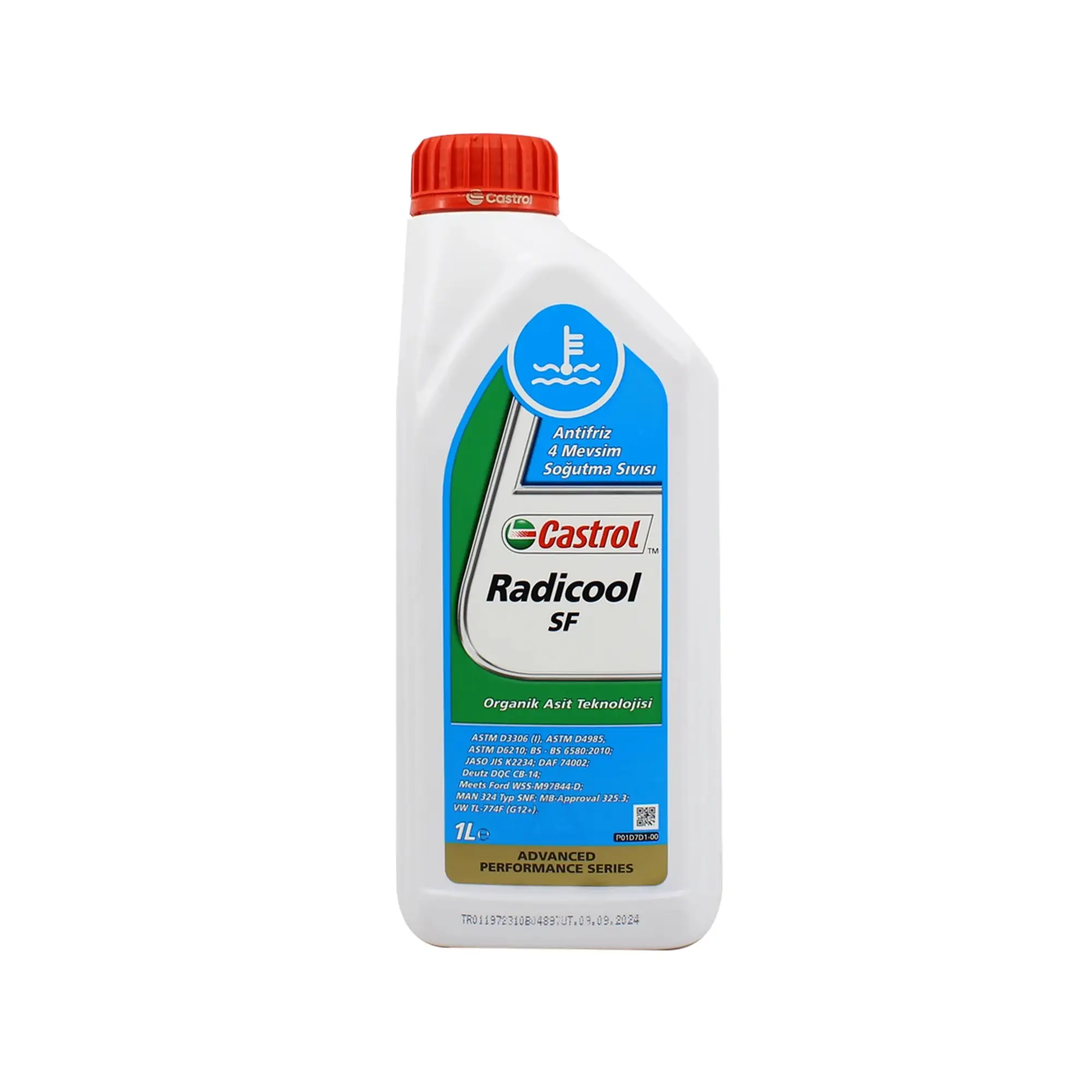 Castrol Radicool SF Organik Antifriz 1 L Silikatsız G12+ Uyumlu