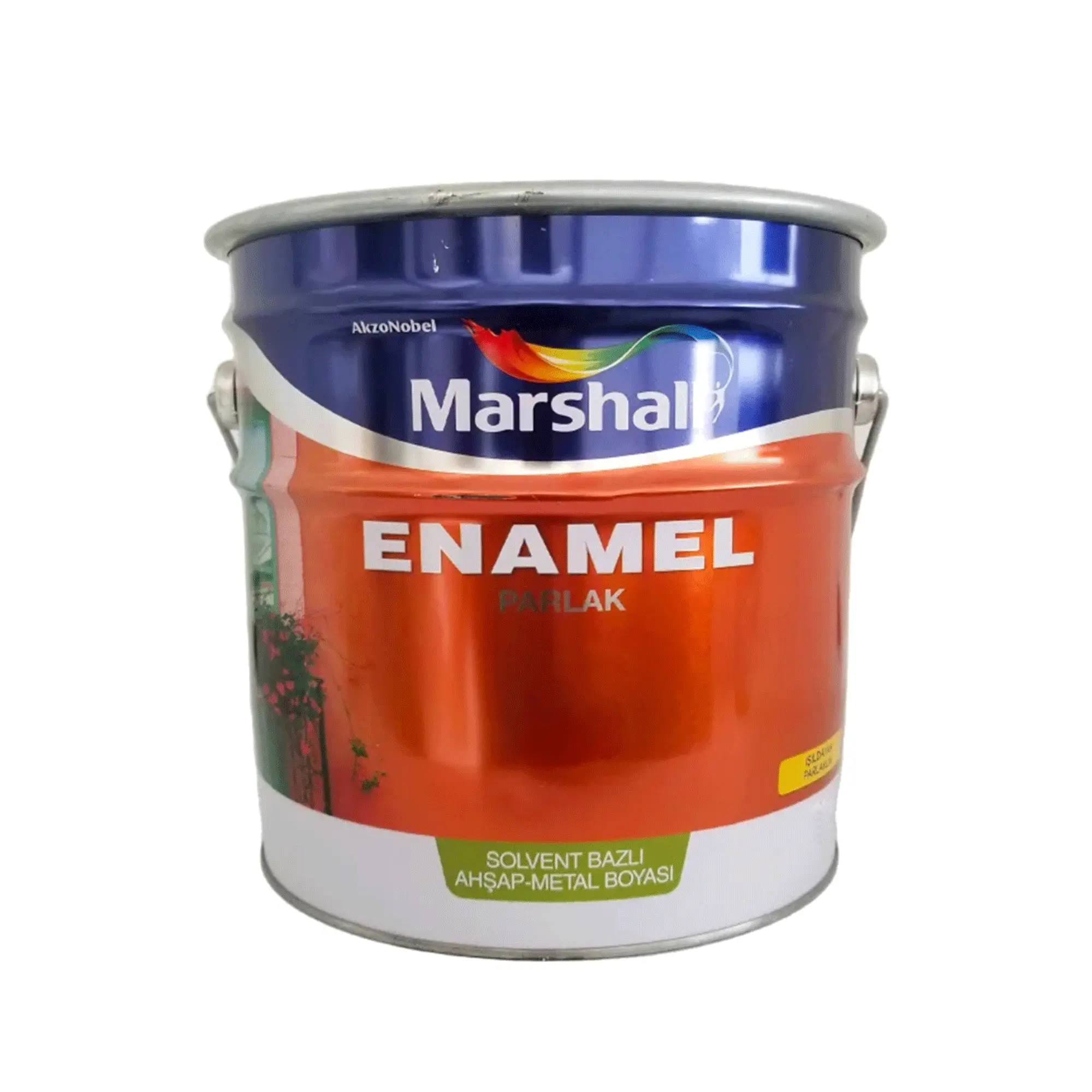 Marshall Enamel Parlak Sentetik Yağlı Boya İç ve Dış Cephe 0,75 L